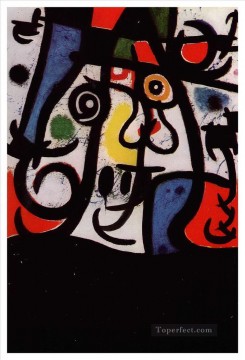 Joan Miró Painting - Mujer y pájaros Joan Miró